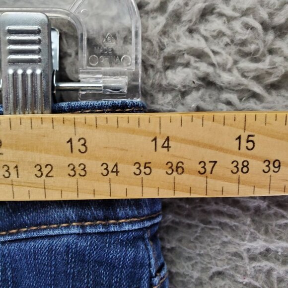 Maurices Jeans Womens Size 2 Short Blue M Jeans Mid-Rise Stretch Denim 5 Pockets - Picture 8 of 13